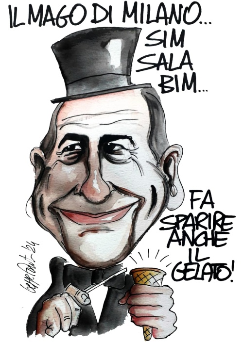 Sedute Satiriche di Beppe Fantin - Vignetta del 30/04/2024