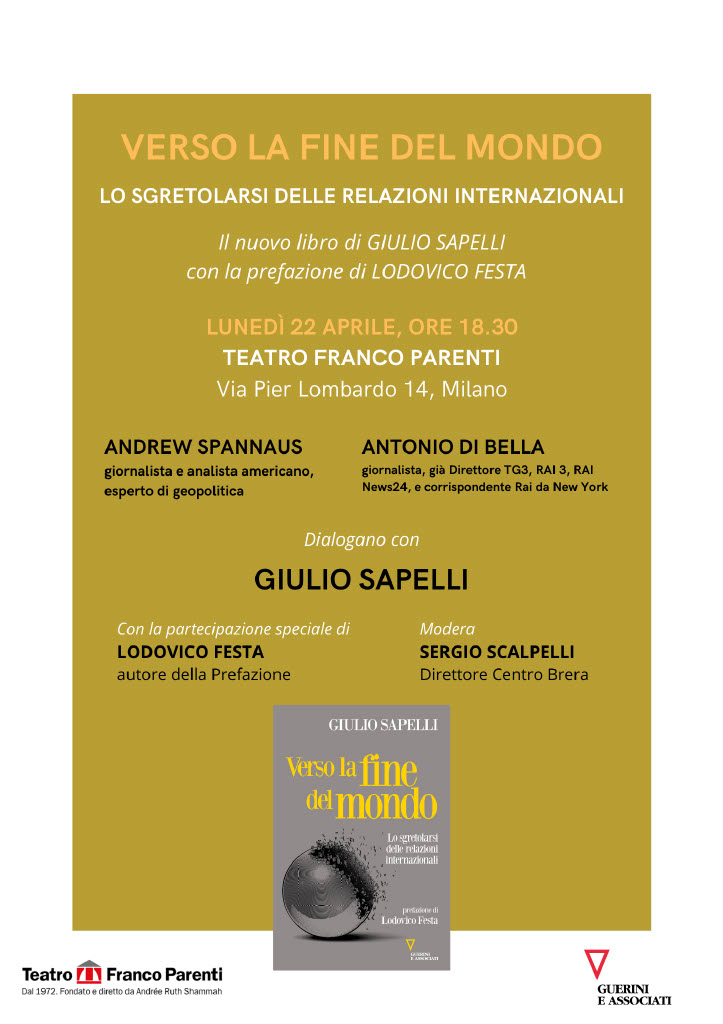 La presentazione a Milano del libro di Giulio Sapelli