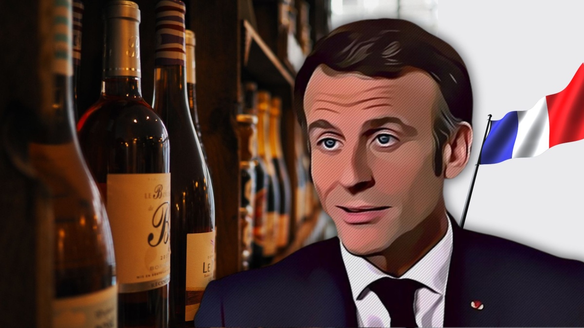 macron champagne