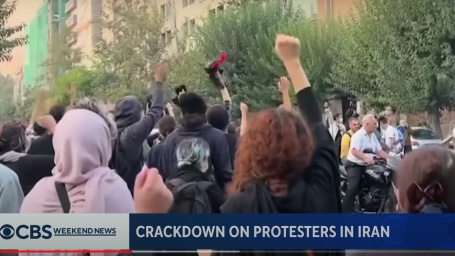 Iran proteste hijab (CBS)