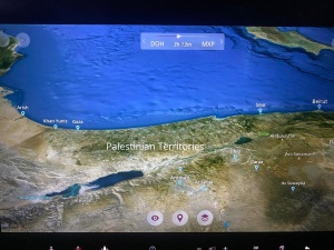 mappa aereo Israele