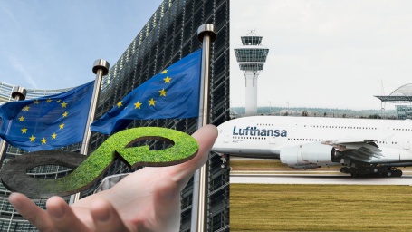 lufthansa unione europea green