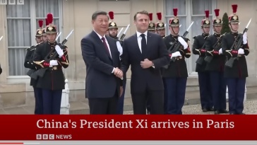 Macron Xi (BBC)