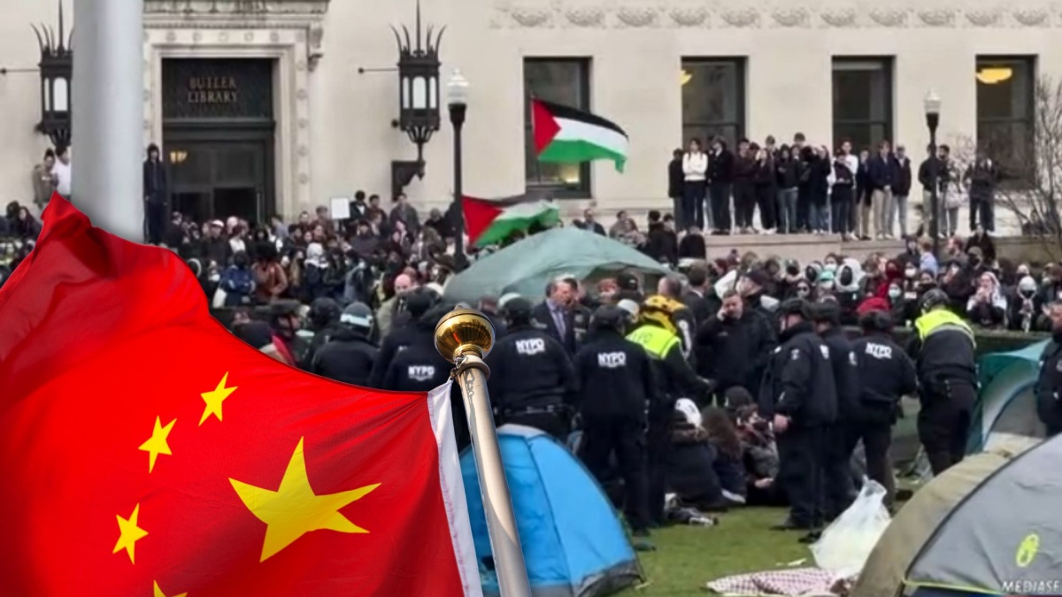 Protestas pro palestinas en China
