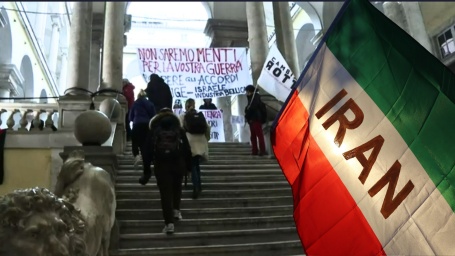 studenti proteste Iran Israele