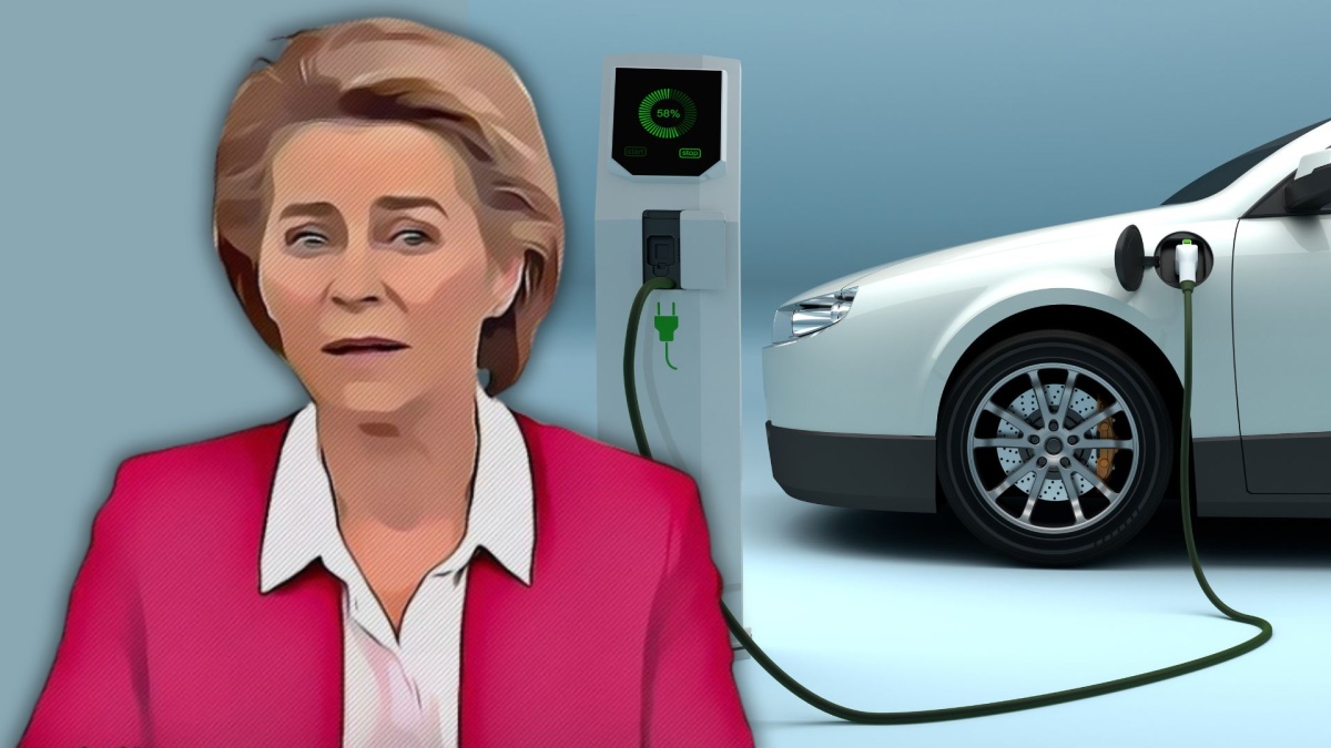 ursula von der layen auto elettrica