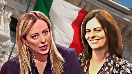 Giorgia Meloni e Ilaria Salis