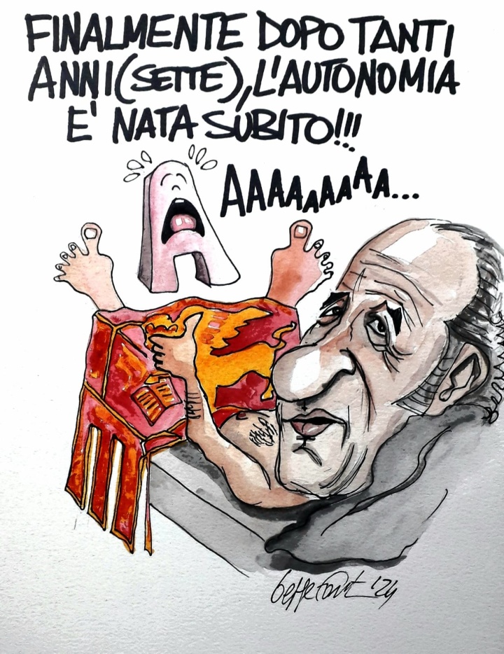 Sedute Satiriche di Beppe Fantin - Vignetta del 23/06/2024