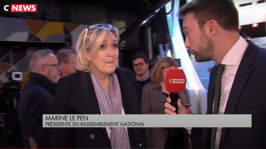 Marine Le Pen (CNews)