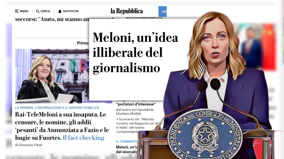 Giorgia Meloni Repubblica libertà di stampa