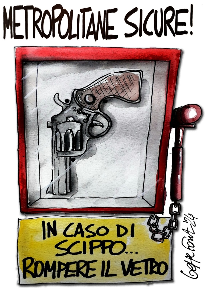 Sedute Satiriche di Beppe Fantin - Vignetta del 20/07/2024