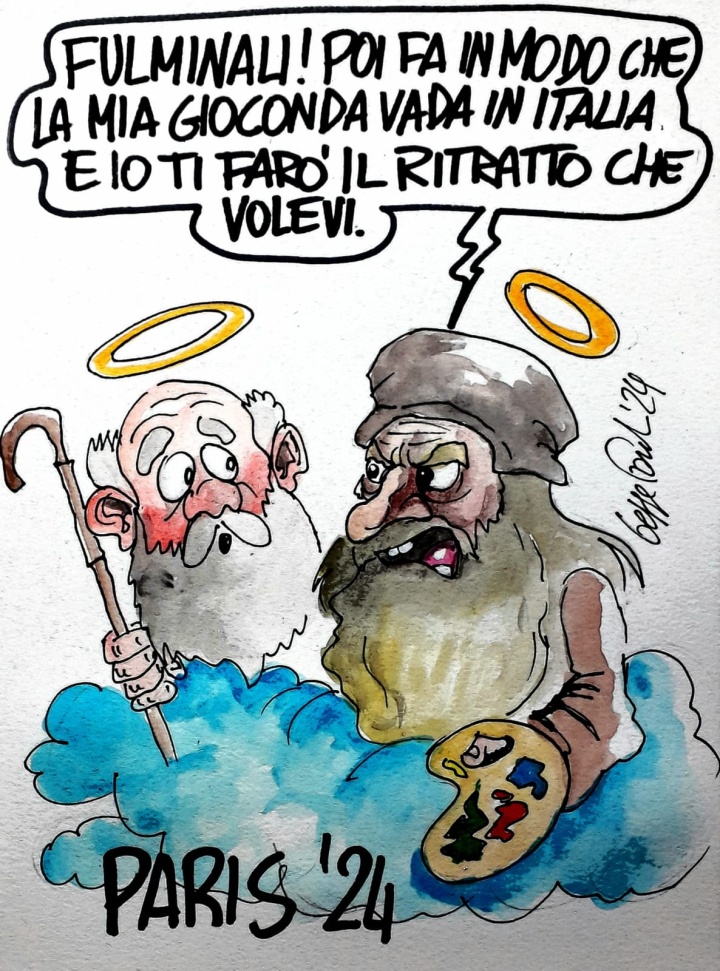 Sedute Satiriche di Beppe Fantin - Vignetta del 28/07/2024