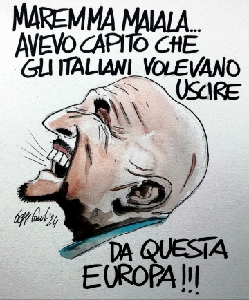 Sedute Satiriche di Beppe Fantin - Vignetta del 01/07/2024