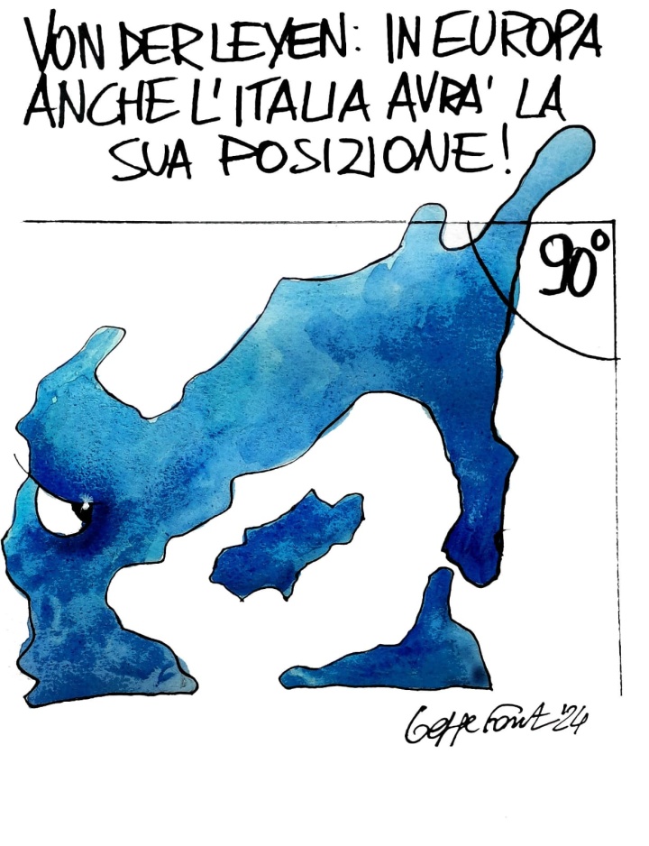 Sedute Satiriche di Beppe Fantin - Vignetta del 24/07/2024