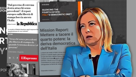 meloni libertà di stampa italia