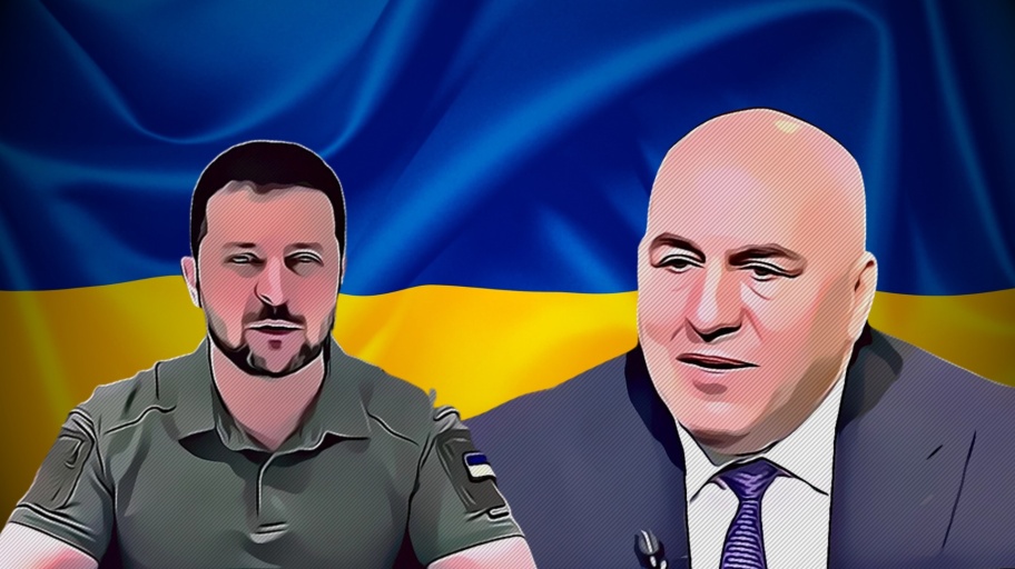 Guido Crosetto e Volodymyr Zelensky