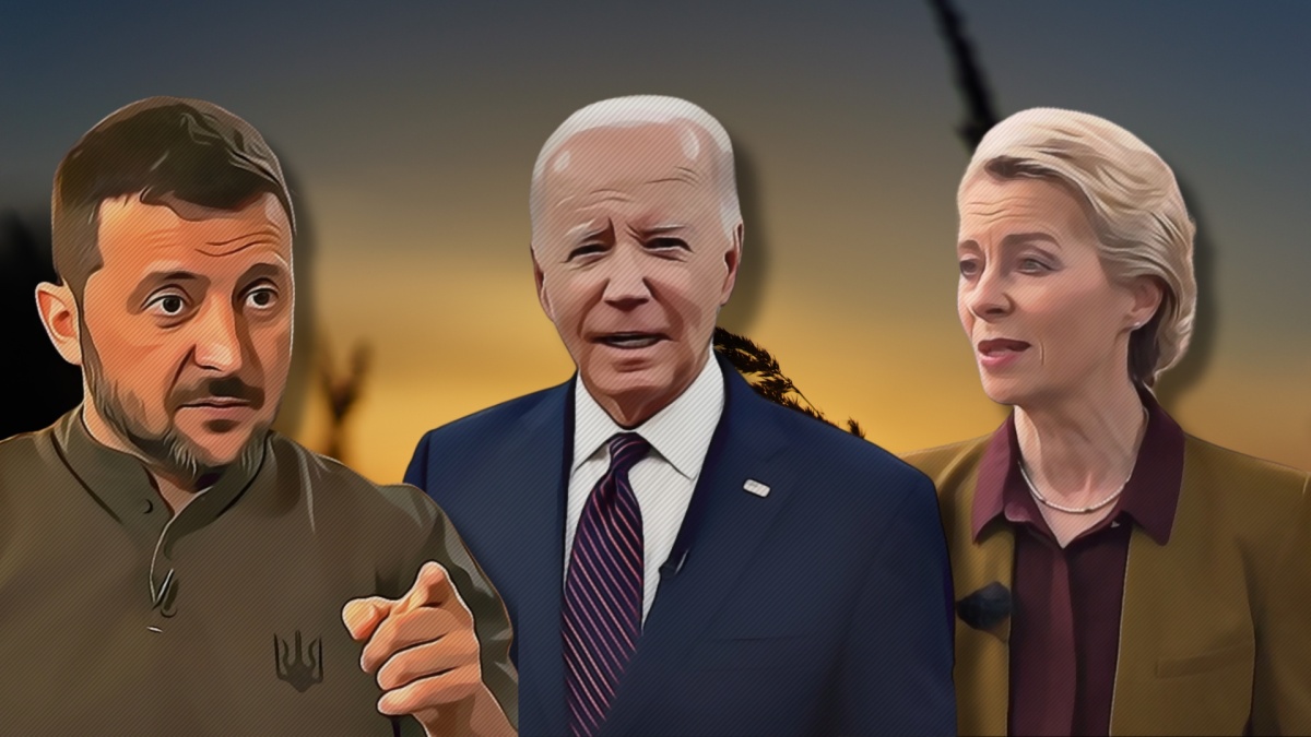 Biden, Von der layen, Zelensky