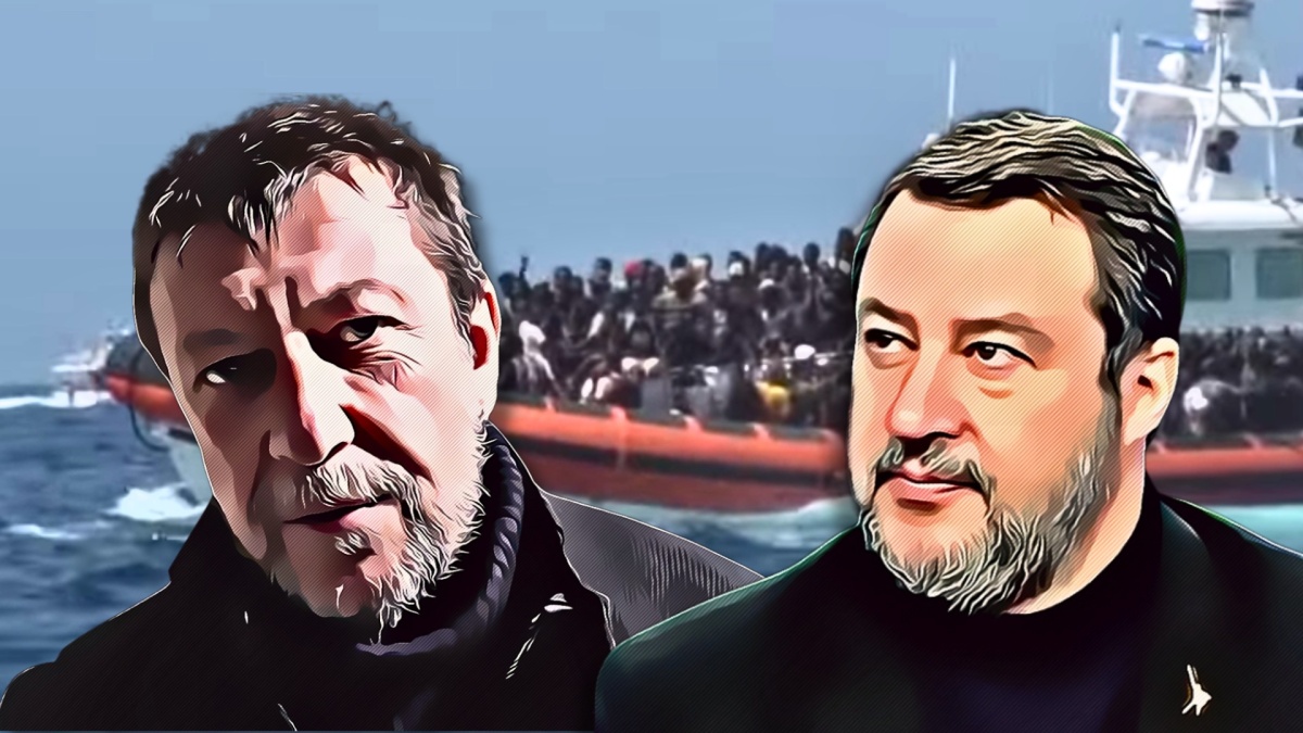 Casarini Salvini migranti