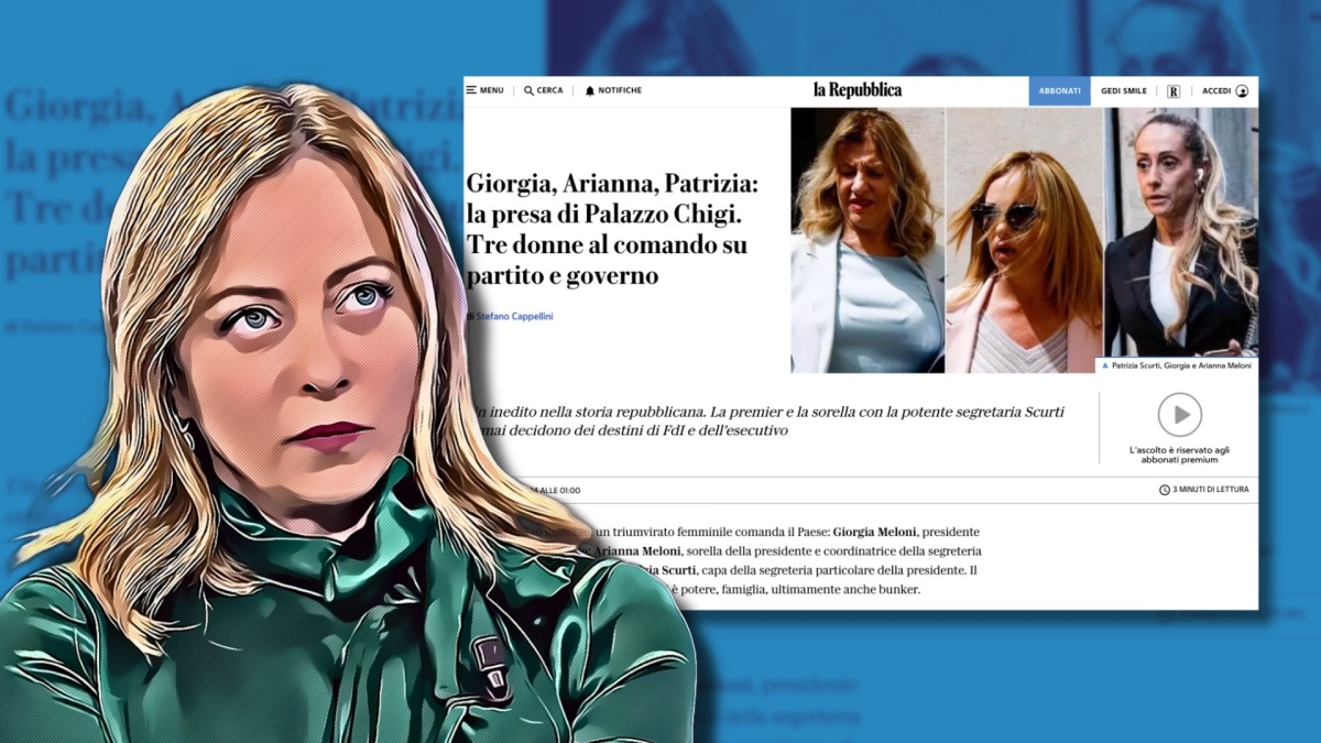 Meloni articolo repubblica