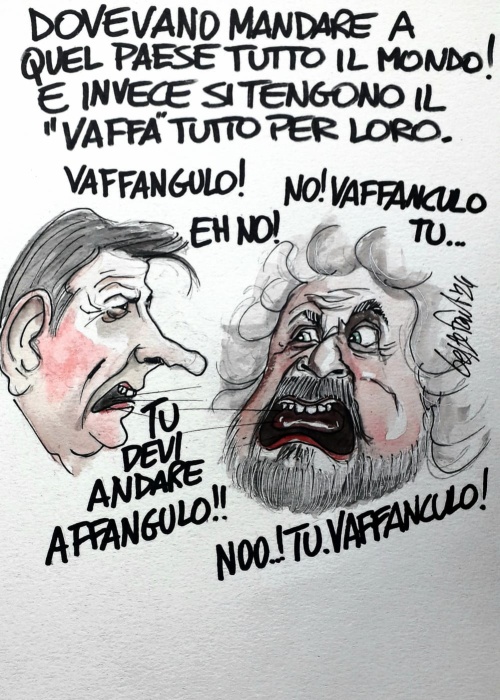 Sedute Satiriche di Beppe Fantin - Vignetta del 26/09/2024