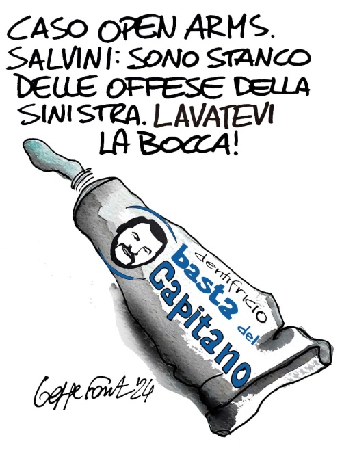 Sedute Satiriche di Beppe Fantin - Vignetta del 18/09/2024