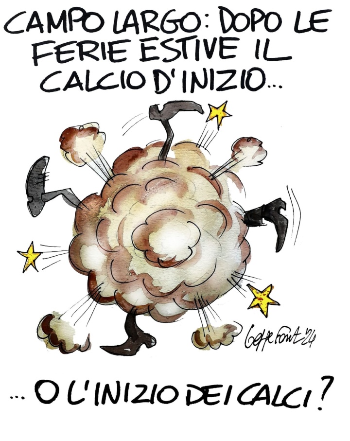 Sedute Satiriche di Beppe Fantin - Vignetta del 02/09/2024