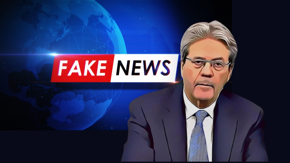 gentiloni fake news