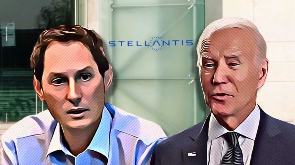 Stellantis Elkann Biden