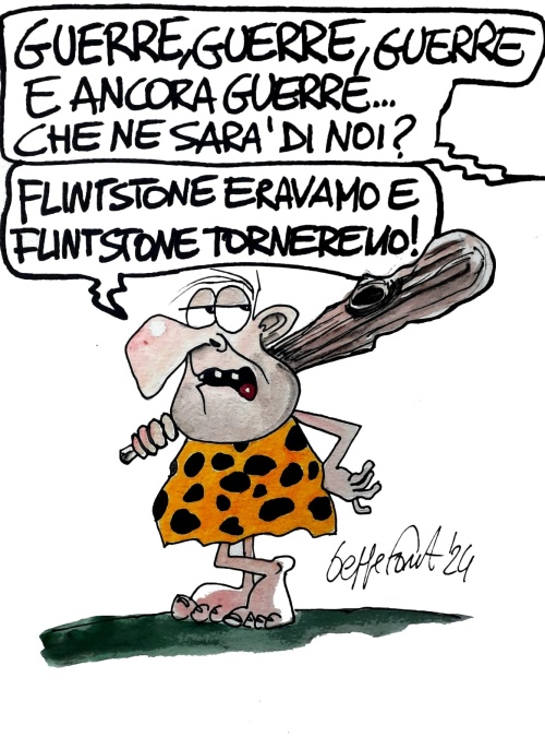 Sedute Satiriche di Beppe Fantin - Vignetta del 01/10/2024