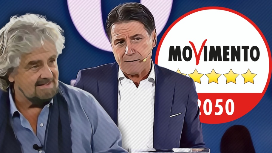 Beppe Grillo e Giuseppe Conte