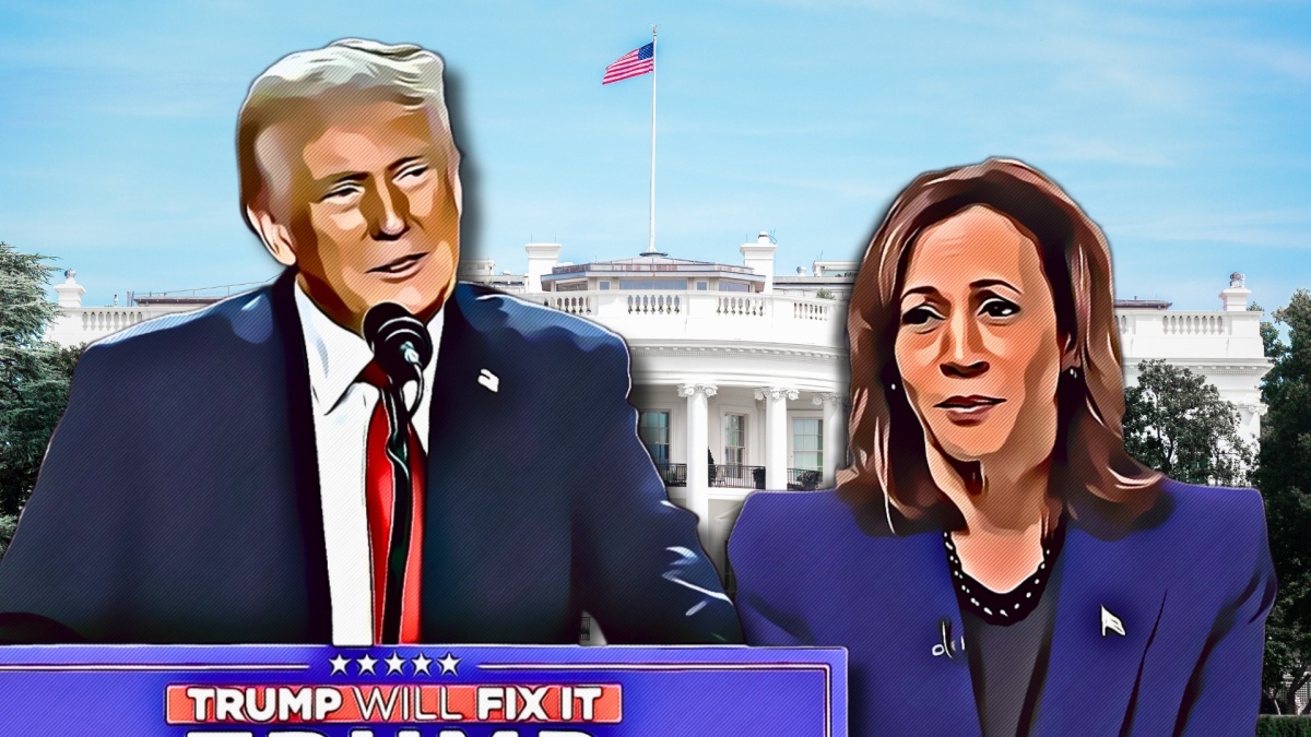 Donald Trump Kamala Harris Casa bianca