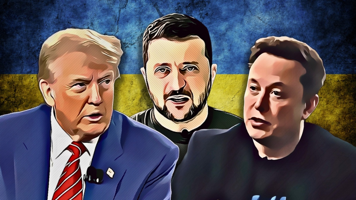 Trump Musk Zelensky