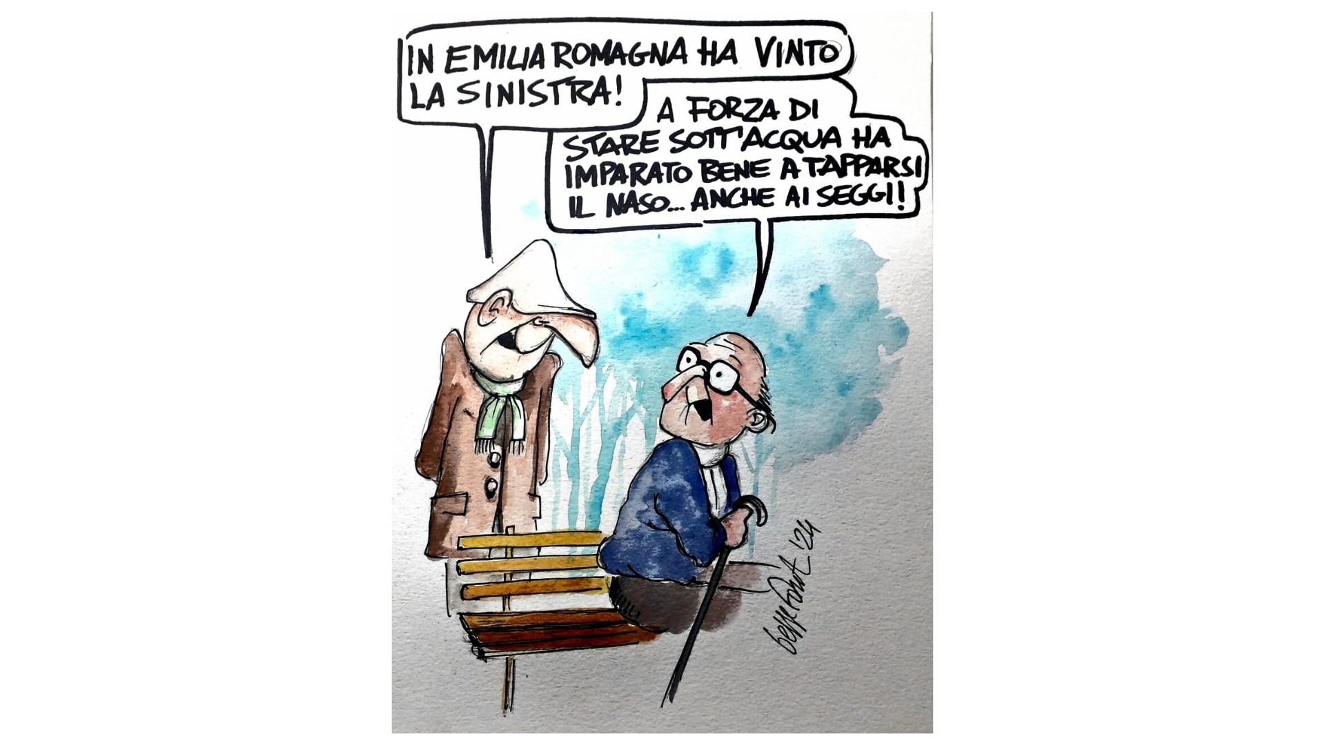 La vignetta di Fantin 19/11/2024 - Sedute Satiriche