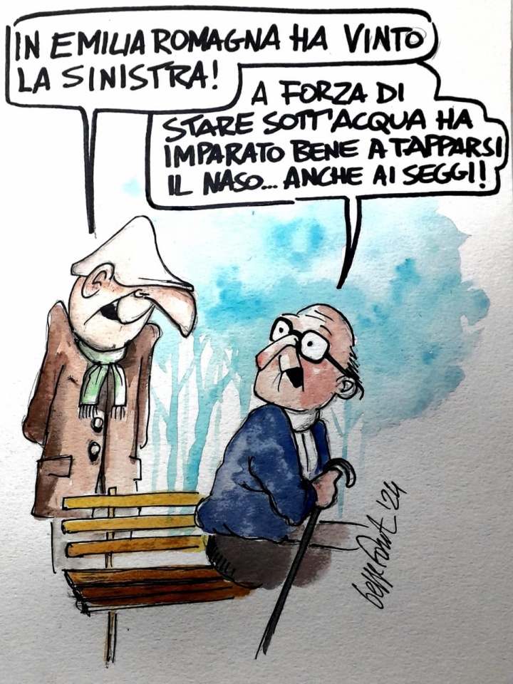 Sedute Satiriche di Beppe Fantin - Vignetta del 19/11/2024