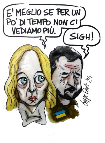 Sedute Satiriche di Beppe Fantin - Vignetta del 07/11/2024