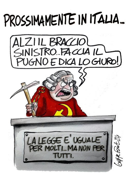 Sedute Satiriche di Beppe Fantin - Vignetta del 24/11/2024