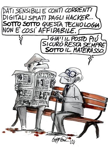 Sedute Satiriche di Beppe Fantin - Vignetta del 01/11/2024