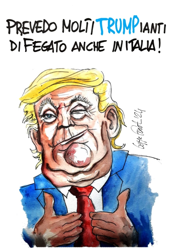 Sedute Satiriche di Beppe Fantin - Vignetta del 06/11/2024