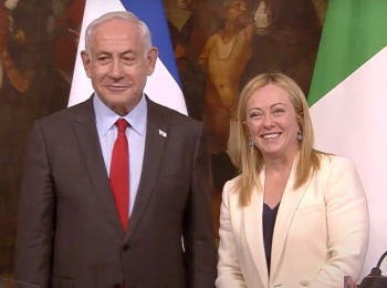 Meloni Netanyahu (Youtube Palazzo Chigi)