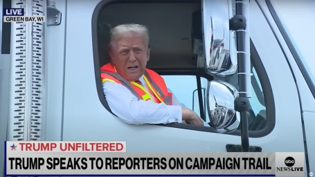 Trump truck (ABC)