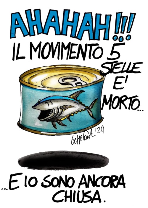 Sedute Satiriche di Beppe Fantin - Vignetta del 05/12/2024