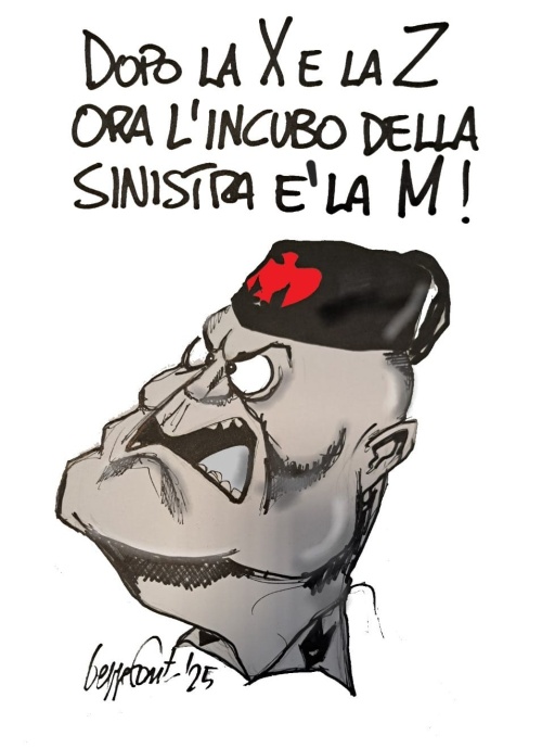 Sedute Satiriche di Beppe Fantin - Vignetta del 10/01/2025