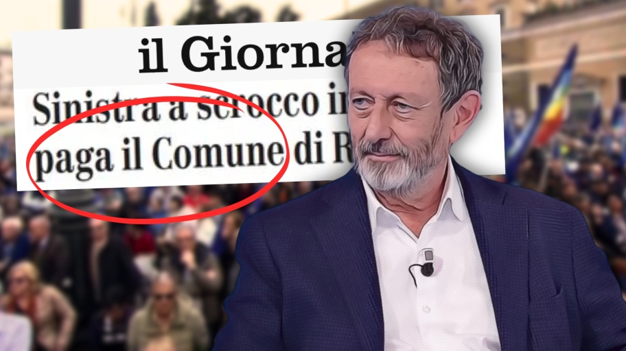 Michele Serra manifestazione Roma