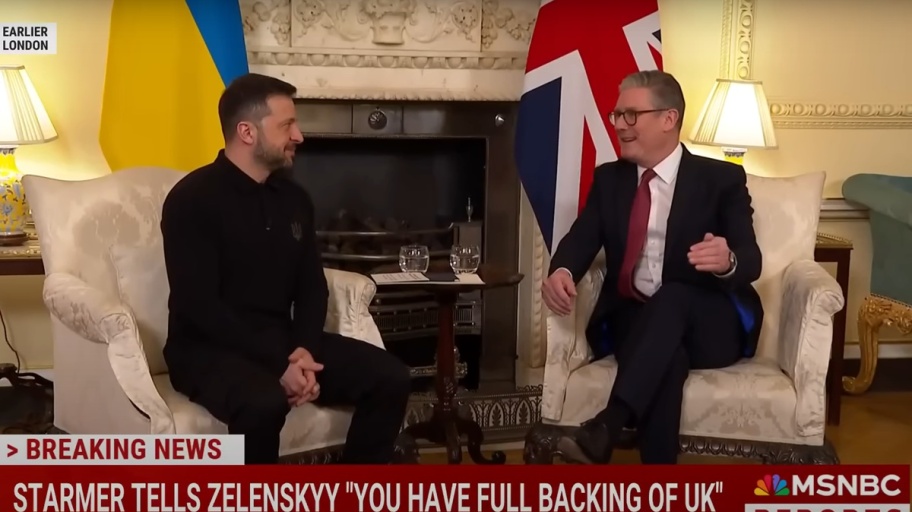 Starmer Zelensky (Msnbc)