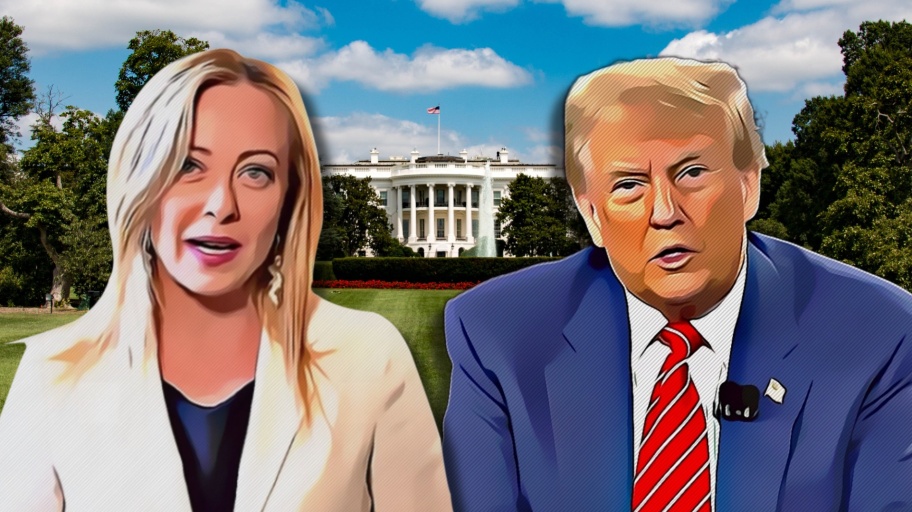 Giorgia Meloni e Donald Trump