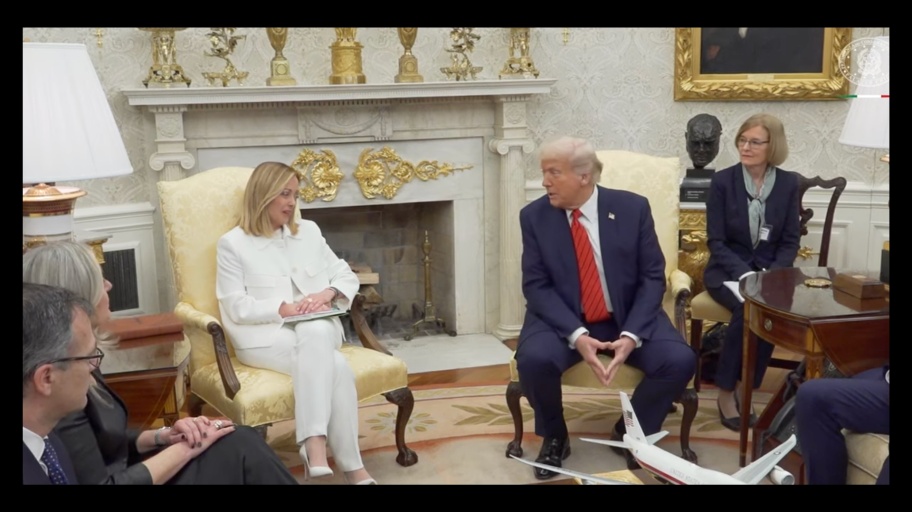 meloni trump
