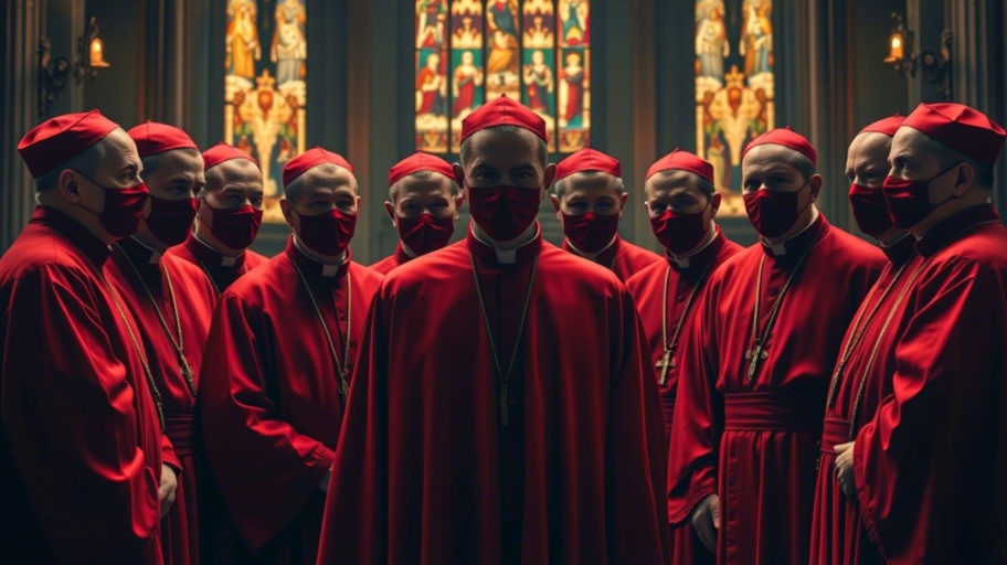 Conclave mascherina
