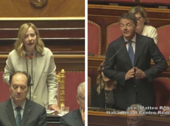 Matteo Renzi e Giorgia Meloni