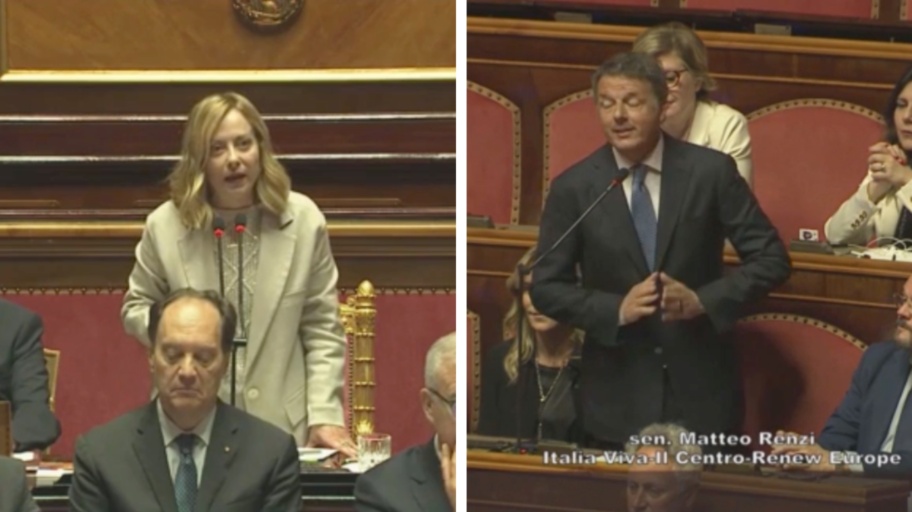 Matteo Renzi e Giorgia Meloni
