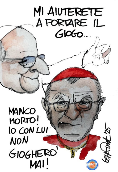 Sedute Satiriche di Beppe Fantin - Vignetta del 17/05/2025